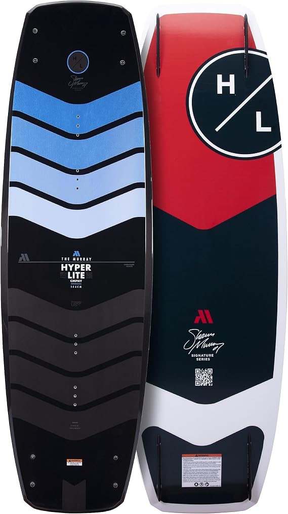 Hyperlite Murray Pro Wakeboard - Shaun Murray Signature Wakeboard - Perfect for Intermediate to Advanced Riders - Board and Fins Only