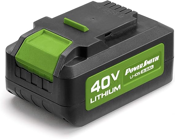 PowerSmith PLB14025 40V Max 2.5Ah Lithium-Ion Battery - Replacement Battery for PowerSmiths Rechargeable, Battery-Powered Lawn Tools. Only compatible with PowerSmith 40V products.