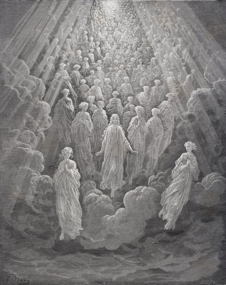Posterazzi Paradiso By Dante Alighieri Canto V Lines 99 And 100 Poster Print by by Gustave Dore 1832-1883 French Artist And Illustrator, 13 x 16