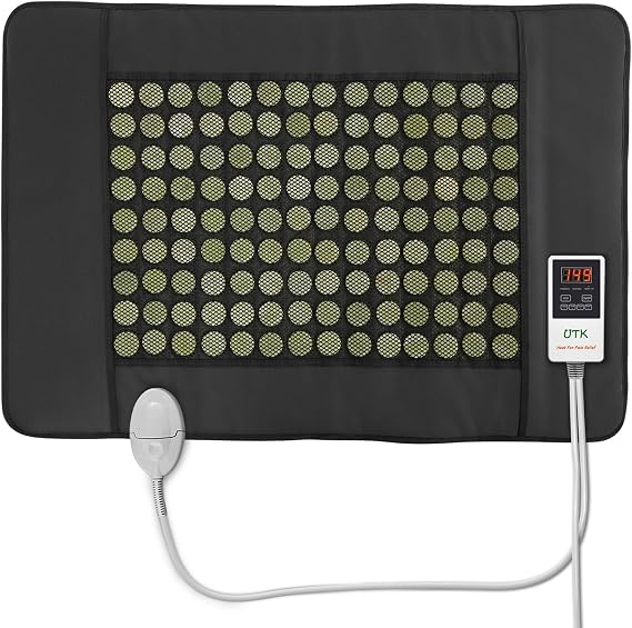 UTK Far Infrared Heating Pad for Back Pain, 126 Pure Jade, Large 21x31 in