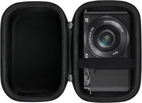 Canboc Carrying Case for Sony ZV-E10/ ZV-E10 II Mirrorless Digital Camera | ZVE10 Video Vlogging Camera Bag, Fit 16-50mm Lens, Black