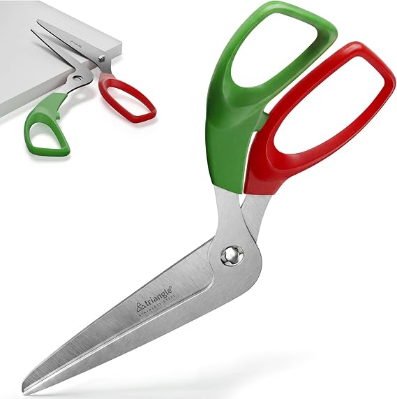 triangle Pizza Scissors - Detachable Stainless Steel Blades - Multi-Functional Kitchen Shears for Pizza & More - Dishwasher Safe