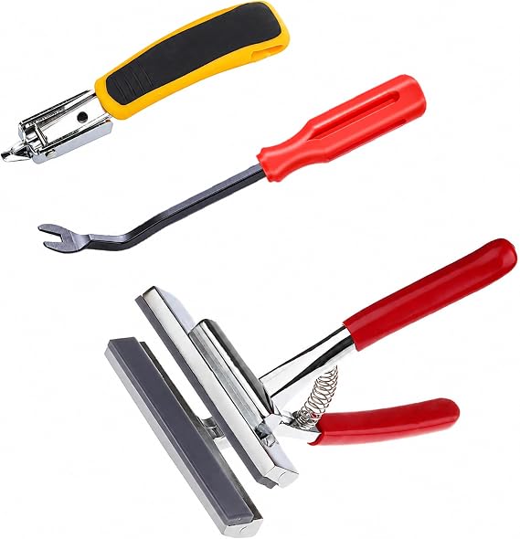 Timsec Canvas Stretching Pliers, Staple Remover Tack Puller Tool Combo