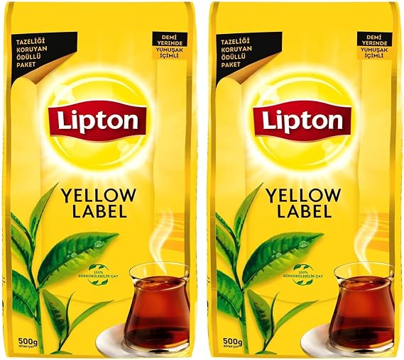 Lipton Yellow Label Dökme Çay 500 Gr (2 paketi)