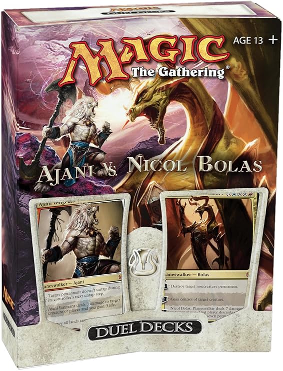 Magic The Gathering: MTG Duel Decks: Ajani VS Nicol Bolas (Two 60 Card Decks)