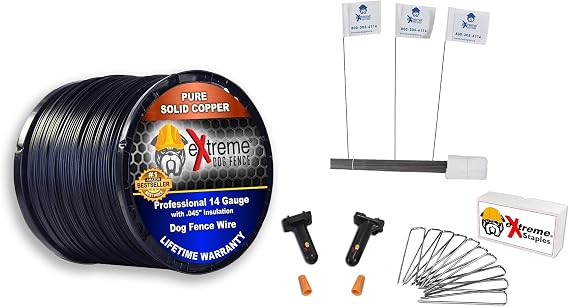 Underground Electric Dog Fence Kit, 500 ft, DIY Install