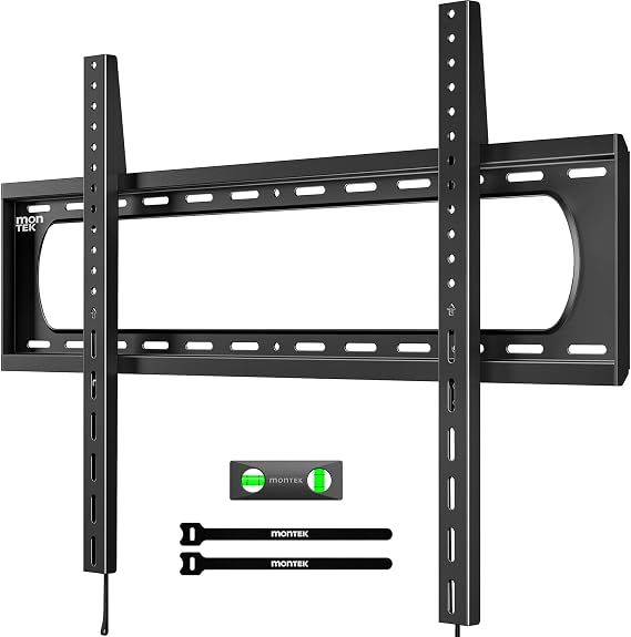 monTEK TV Wall Mount Flat for 60-120 Inch up to 136 kg Ultra Slim