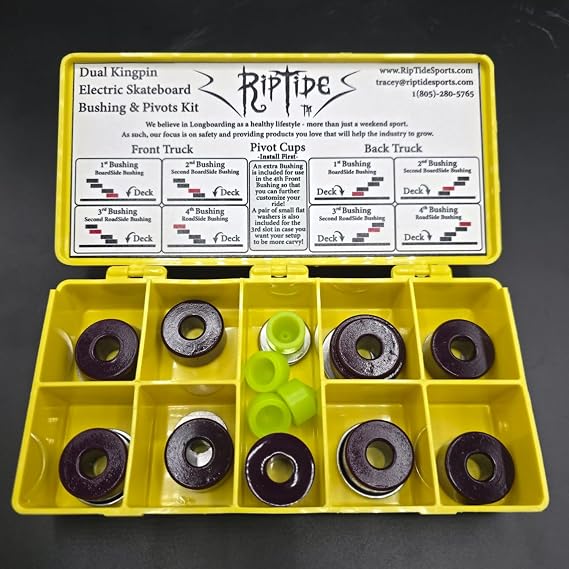 RipTide Dual Kingpin Bushing & Pivot Cups Box