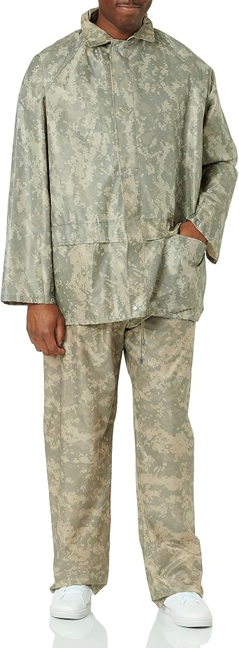 MIL-TEC Wet Weather Suit - Mens, at-Digital Camo, Medium, 10625070-903