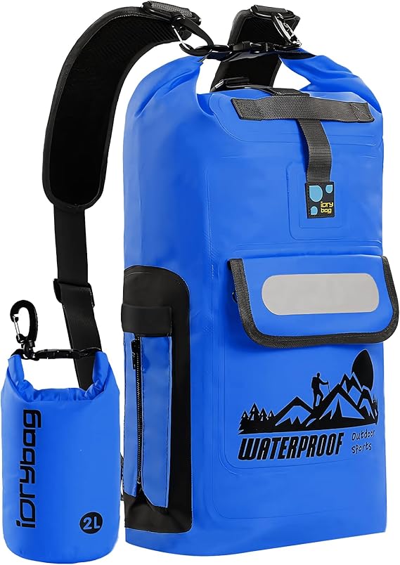 IDRYBAG Dry Bag Backpack Waterproof Floating 20L/30L/40L, Dry Bags Waterproof Backpack for Men, Dry Sack Waterproof Bag Kayak