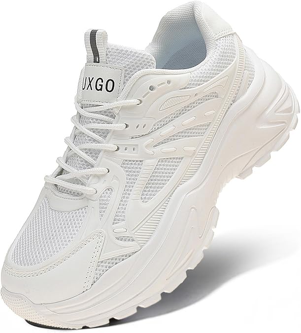 Chunky Turnschuh Weiss und Schwarz Originelle Moderne Vegane Plateau Sneaker Damen