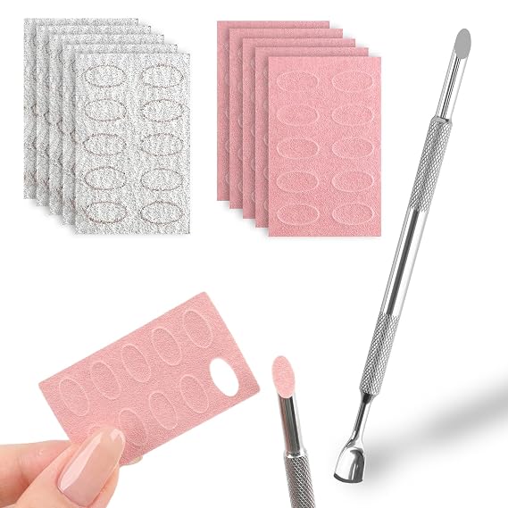 Pre-Treatment Cuticle Pusher, Dual Ended Cuticle Remover Tool
