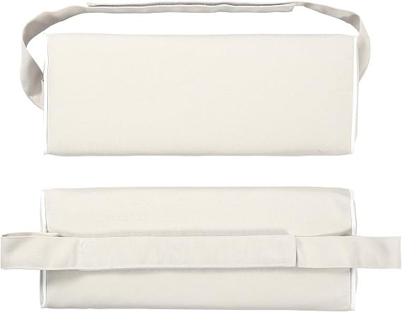 Enipate Outdoor Chaise Lounge Head Pillow, Pack of 2 Water Resistant Headrest Pillows with Elastic Band for Pool Patio Chairs