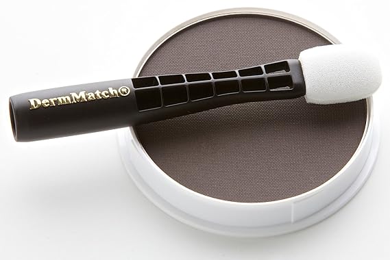 DermMatch: Thickest Looking Hair On Earth. The Better Hair Loss Concealer For Men & Women. (Dark Brown)