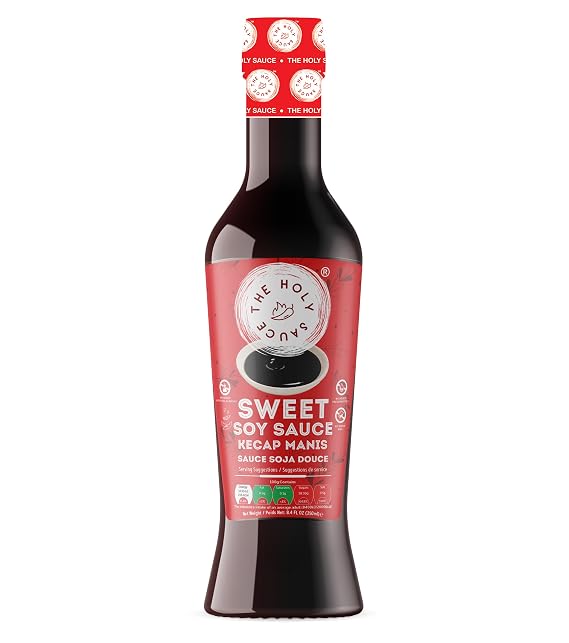 Holy Sauce Sweet Soy Sauce 250mL - Halal Certified Rich & Umami | Versatile Dipping & Cooking Sauce | Bold & Authentic