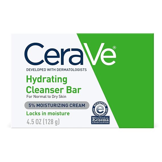 CeraVe Hydrating Cleanser Bar, Face Wash with 5% Moisturizing Cream, 4.5oz