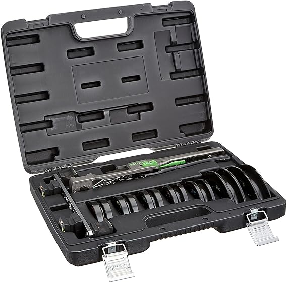 Hilmor 1839032 CBK Compact Tubing Bender Kit, 1/4" to 7/8", HVAC Tools and Equipment for Copper, Steel, Aluminum, Brass Tube and Pipe Bending, Black