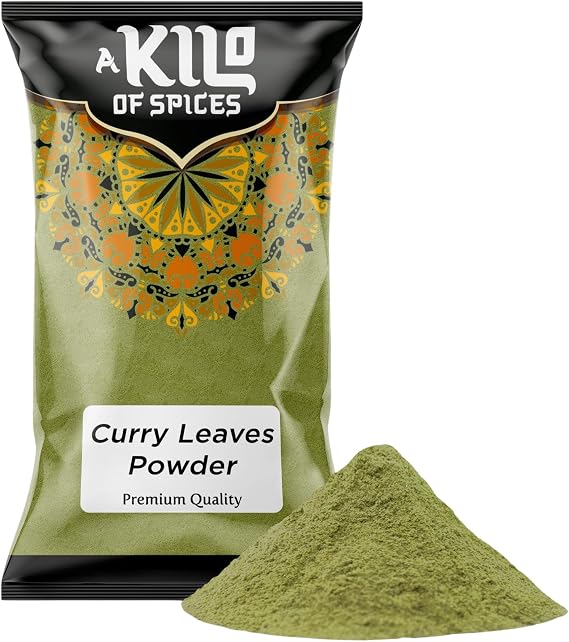 A Kilo of Spices Curry Leaves Powder 1kg, Dried and Ground Seasoning