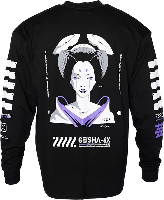 Fabric of the Universe Techwear Graphic Fashion Streetwear Long Sleeve T-Shirt