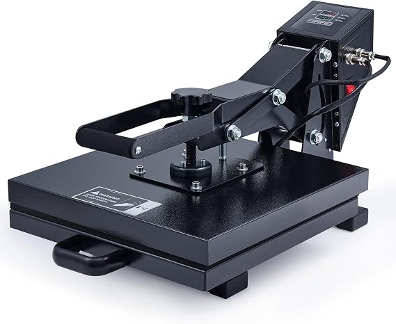 CREWORKS Textile Press T-Shirt 1400 W Heat Press Sublimation Machine 38 x 38 cm Heat Press Heat Press DIY Mulitifunctional Sublimation Heat Press HPM-BC0F