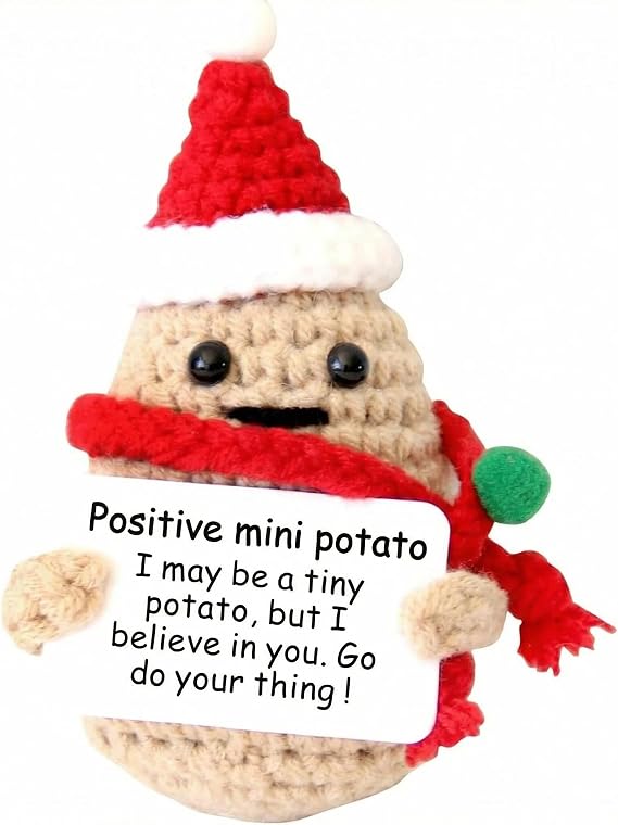 Mini Funny Positive Life Christmas Potato Love Gifts Home Decor