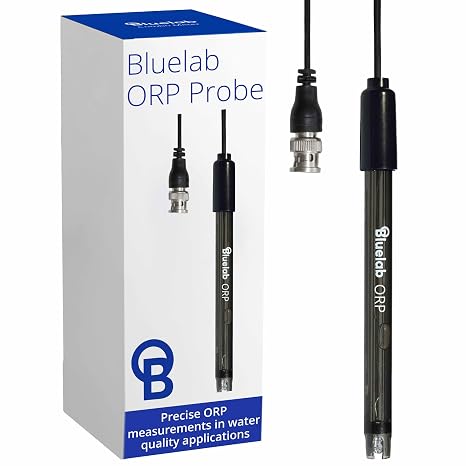 Bluelab ORP Probe | Durable Platinum Probe with Ceramic Diaphragm - 2M Cable - for Chlorine-Based Sanitiser Monitoring