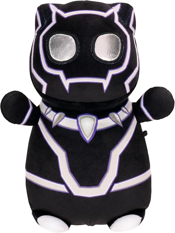 Squishmallows Original Marvel Spidey and His Amazing Friends 10in Black Panther HugMees Ultrasoft Official Jazwares Plush (Medium-Sized)