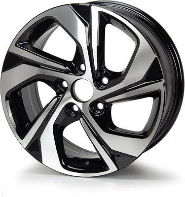 New 16 inch Alloy Wheel Rim Replacement Compatible with Accord 2016-2017, 16 inch x 7 inch Wheel Rim replacement |Black | OEM Quality Directly Replaced