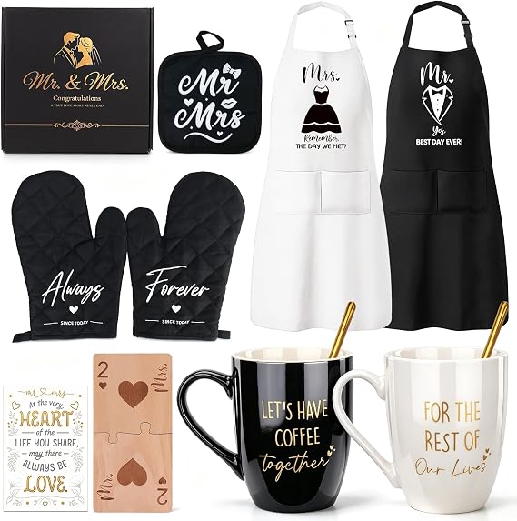 Wedding Gifts for Couples Newlyweds 2026, Mr and Mrs Gifts, Bridal Shower