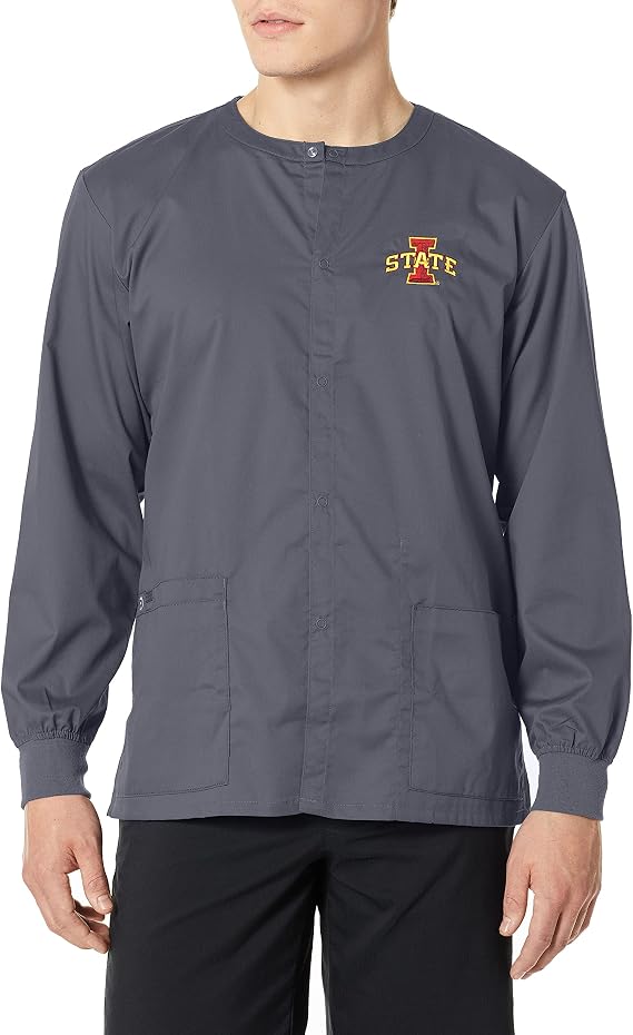 Unisex Adult Iowa State University Snap Front Jacket
