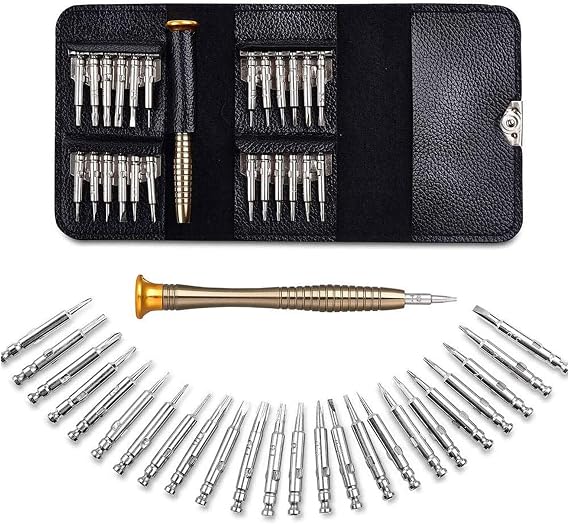 Cerioll Tornavida Seti, Mini Hassas Tornavida, 25 in 1 Tornavida Seti Onarım Araçları, Deri Tornavida Seti, Tornavida Seti, Hassas Tornavida Seti, Tornavida Seti