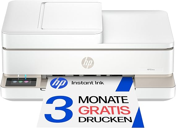 HP Envy 6520e Multifunction Printer 3 Months Free Printing Instant Ink Included Print Copy Scan Mobile Fax Wi-Fi Automatic Document Feeder Touchscreen