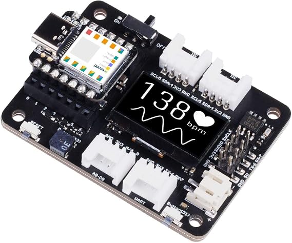 Seeeduino XIAO Expansion Board with Quick Prototyping Rich peripherals, No Soldering Needed and Circuit Python Supported.