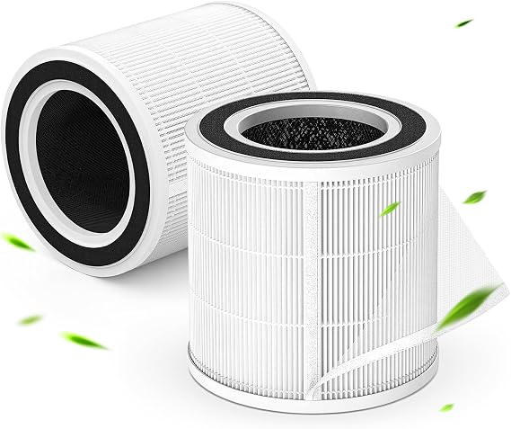 2 Pack H7129 H7128 Filter, Compatible with GoveeLife H7129 Air Purifier