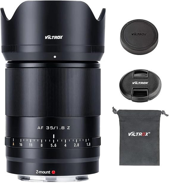 VILTROX 35mm f/1.8 F1.8 Z STM Auto Focus Full Frame Portrait Lens | Camera Lens for Nikon Z-Mount Z5 Z50 Z6 Z6 II Z7 Z7 II ZFC