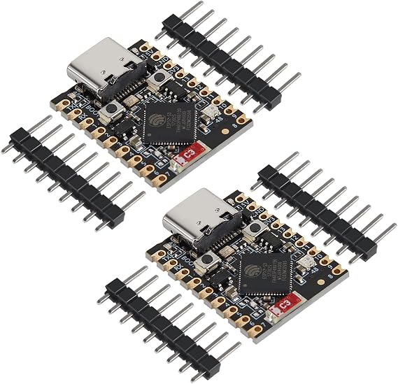 2Pcs ESP32 S3 Mini Development Board ESP32-S3 with WiFi Bluetooth Dual-Core Processor Compact ESP32 Dev Board for IoT Projects