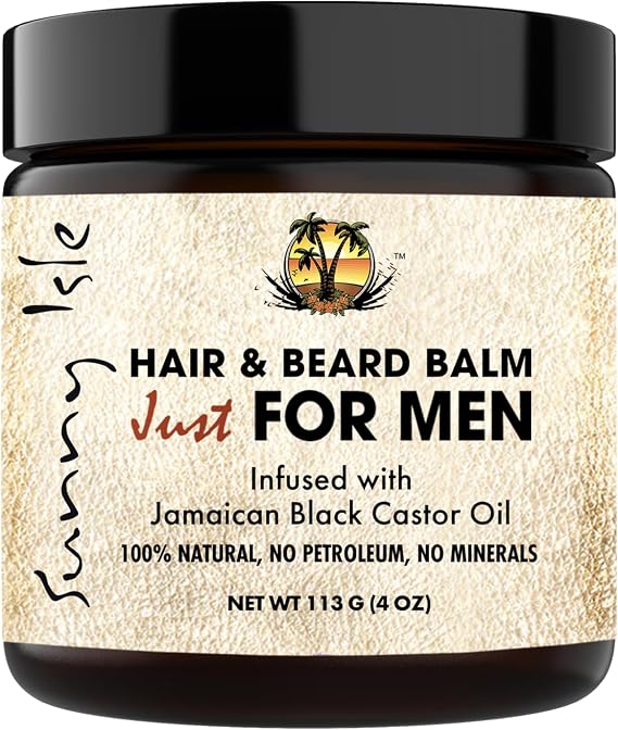 Sunny Isle Jamaican Black Castor Oil Pomade for Men, 4 oz