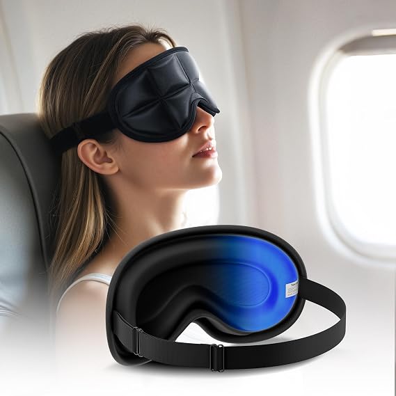 3D Cooling Sleep Mask with Double Coldfocus Gel for Longer & Colder Therapy