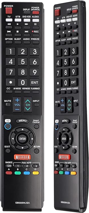 GB005WJSA Universal Replacement Remote Control Fit for All Sharp Brand Aquos Smart TV