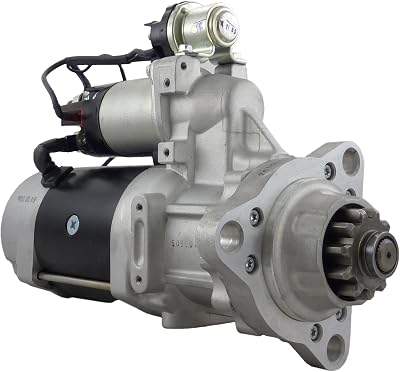 New Gear Reduction Starter for Ford Freightliner IHC Kenworth Mack Peterbilt Sterling Volvo & Western Star Med & HD Trucks Replaces 8200308, 8201079, 8200327, 8300019, 19011529, 19011530, 10461334