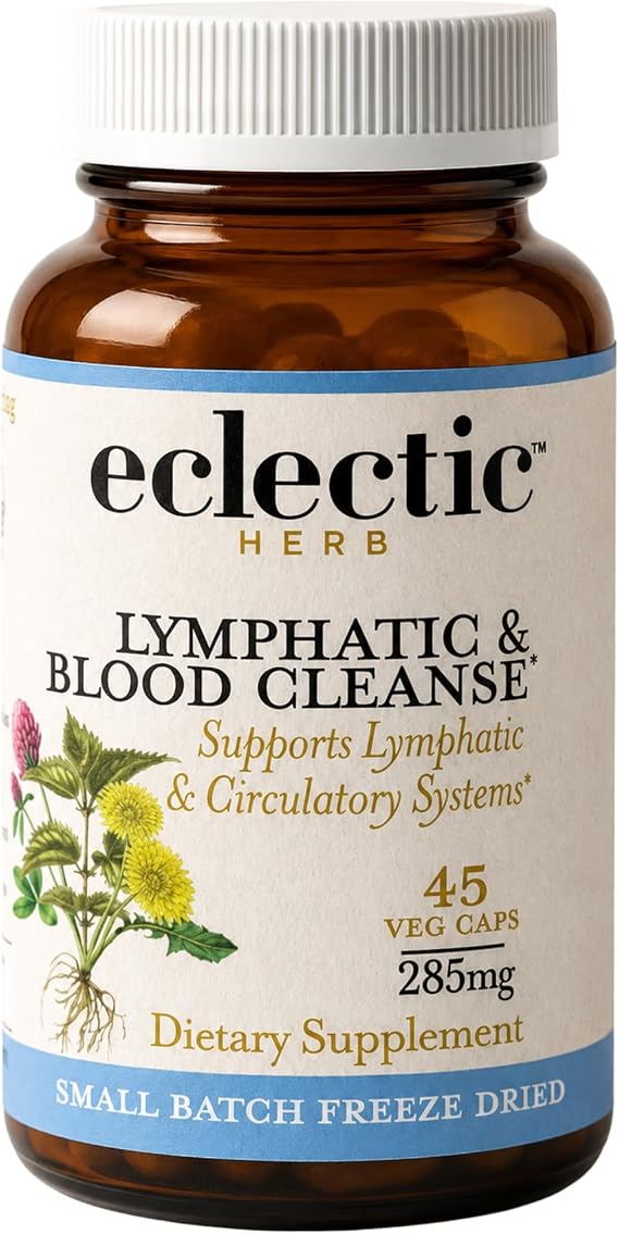Eclectic Herb, Lymph & Blood Cleanse Capsules, 45 CT