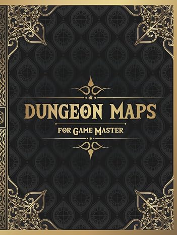 Dungeon Maps for Game Master: 50 Unique and Customizable Dungeon Maps for DnD Tabletop Role-Playing Games
