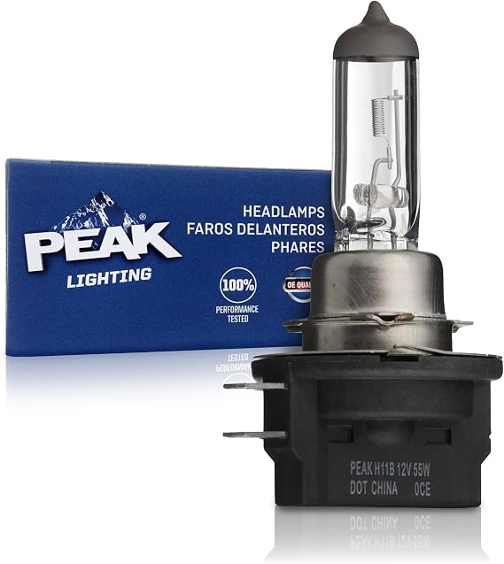 PEAK H11B OE Standard Halogen Replacement Headlight Bulb