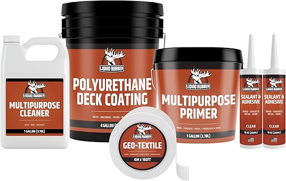 Liquid Rubber Deck Coating Bundle