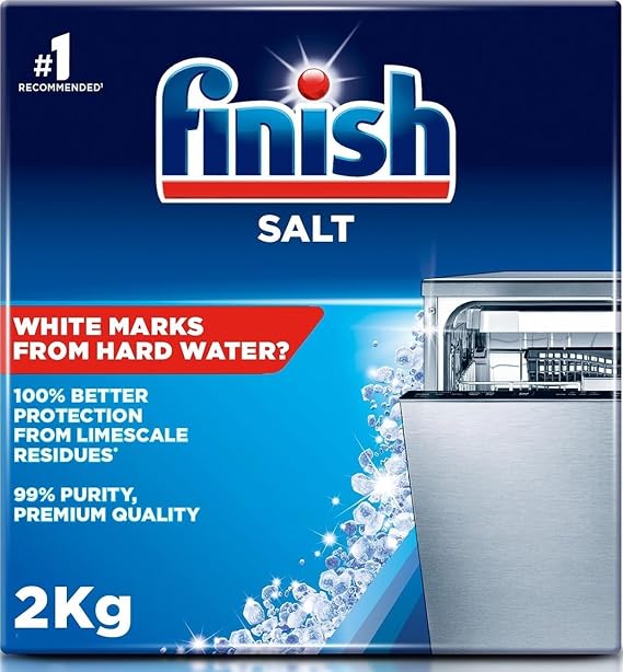 Finish Dishwasher Salt Helps Soften Water to Prevent Limescale and Watermarks, 2 KG