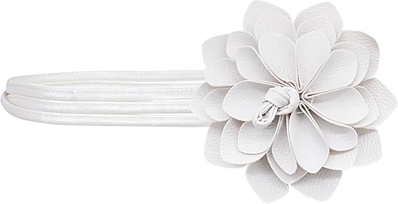 TeeYee Women Girls Big Decor Flower Waist Chain/Rope/Belt For Wedding Dress Female Waistband Skinny Belt