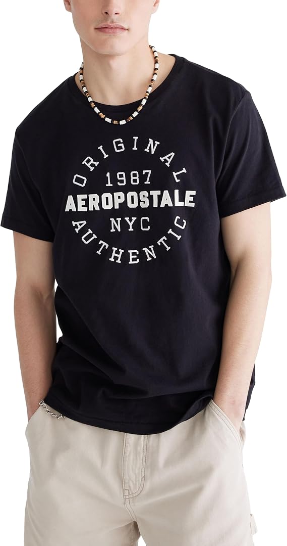 AEROPOSTALE Men's L2 AEROPOSTALE Circle Short Sleeve Tee