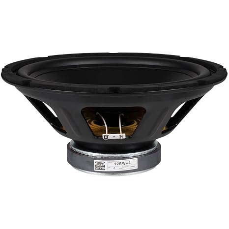 GRS 12SW-4 12" Poly Cone Subwoofer 4 Ohm