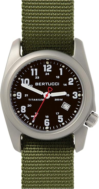 Bertucci Men's 12122 A-2T Original Classics Durable Titanium Field Watch