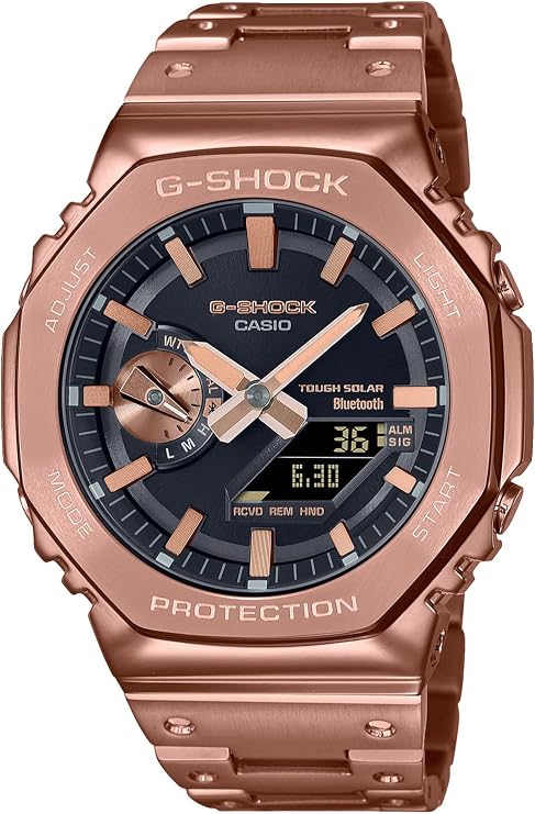 G-SHOCK Casio Watch G-Shock Domestic Genuine ProductBluetooth Equipped Full Metal Solar GM-B2100GD-5AJF Men's Rose Gold